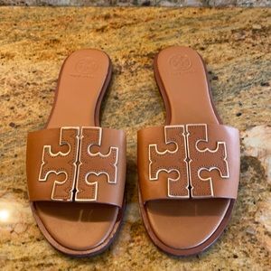 Tory Burch double T sport slide sandal